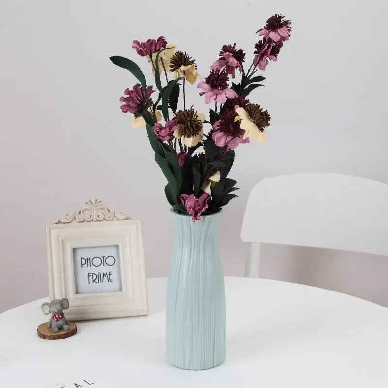 DecorBites™ Stylish Nordic Plastic Flower Vase, Home Decor