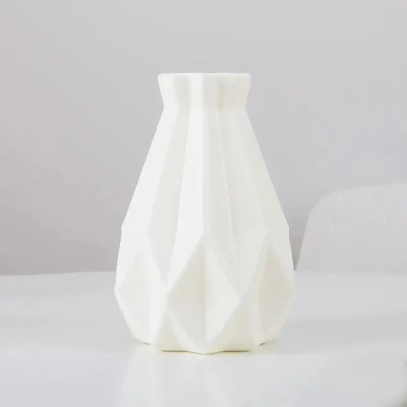 DecorBites™ Stylish Nordic Plastic Flower Vase, Home Decor