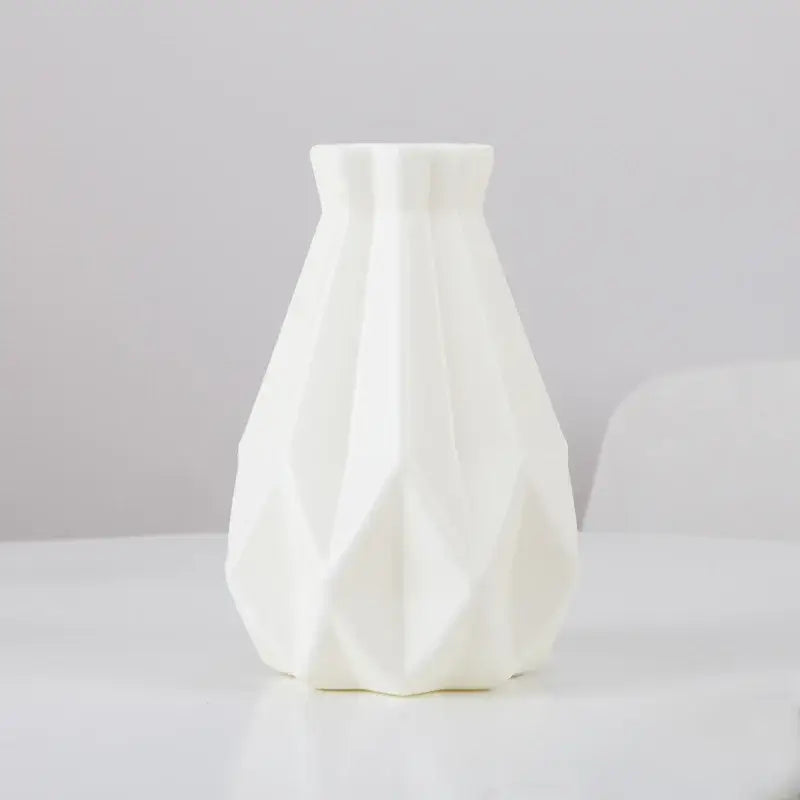 DecorBites™ Stylish Nordic Plastic Flower Vase, Home Decor