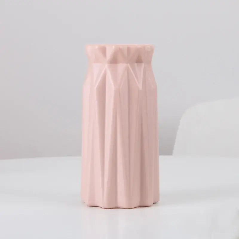 DecorBites™ Stylish Nordic Plastic Flower Vase, Home Decor