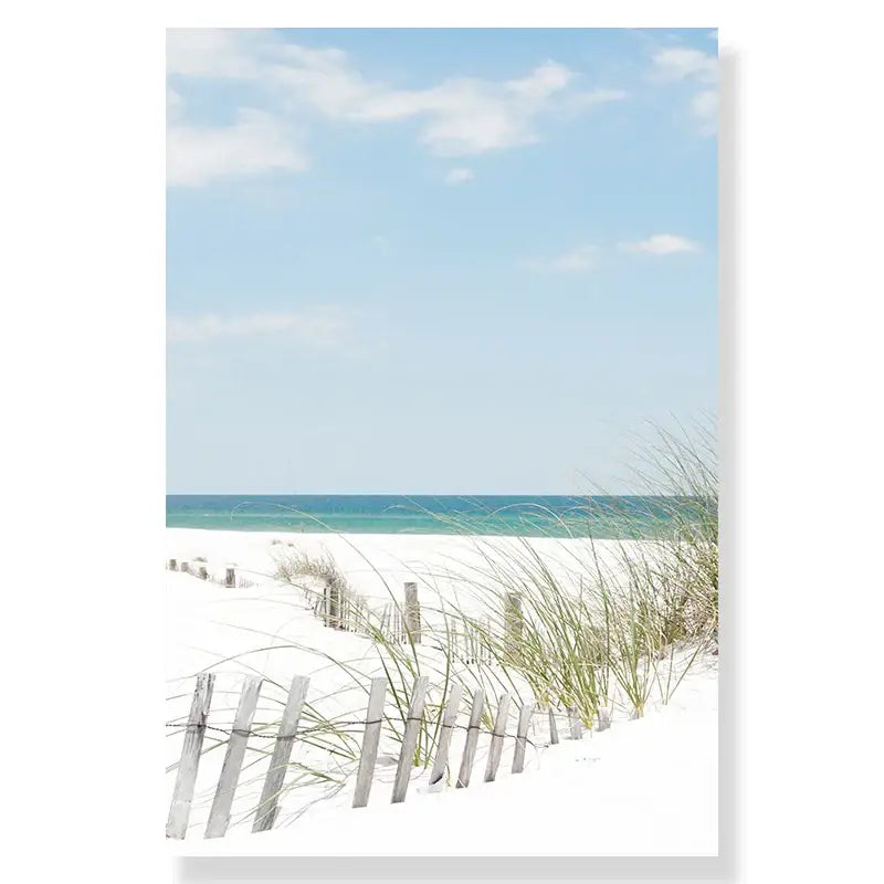 DecorBites™ Art Mural sur Toile Coquillages Plage d'Été