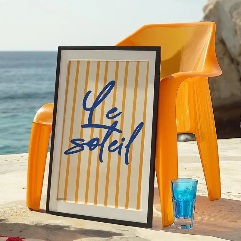 DecorBites™ Summer Vibe Beach Canvas Art Prints
