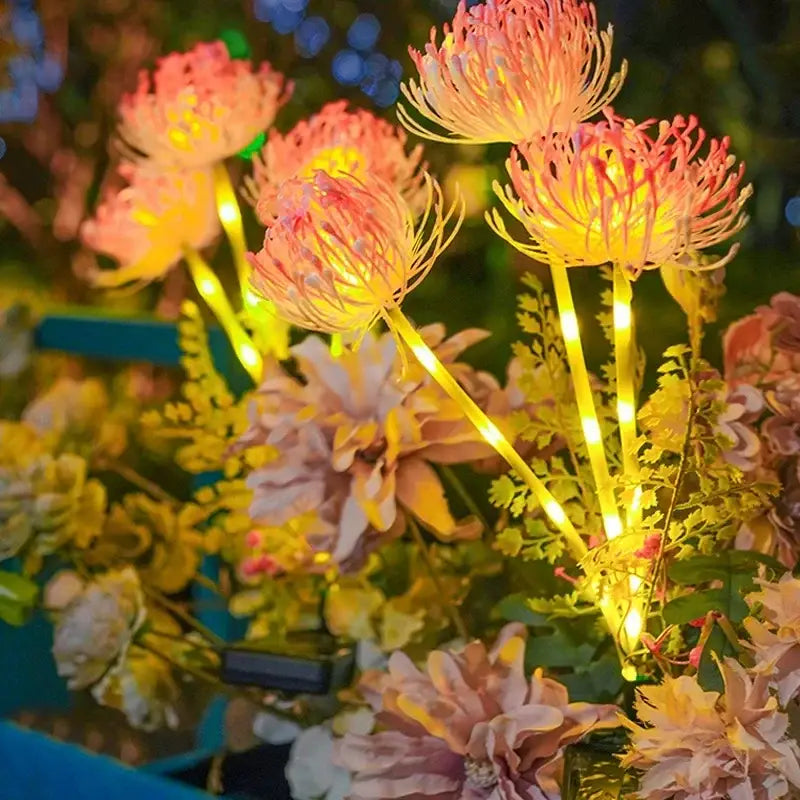 DecorBites™ Sunflower Solar Garden Lights for Outdoor Decor