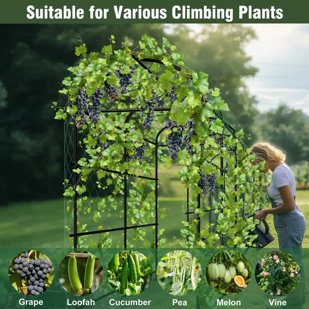 DecorBites™ Tall U-Shaped Garden Plant Trellis
