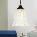 DecorBites™ Traditional Glass Pendant Light with Flower/Cone Shape for Living Room