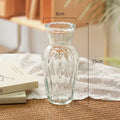 DecorBites™ Transparent Nordic Vase for Plants and Flowers