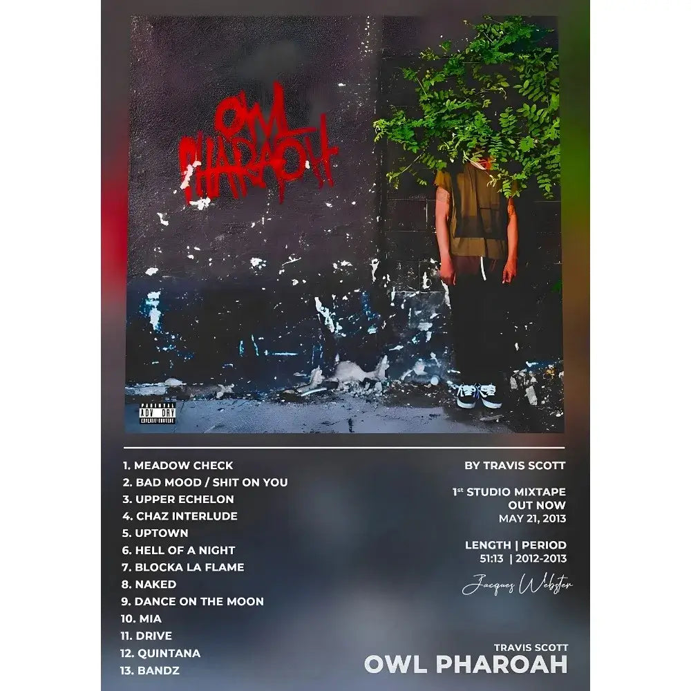 DecorBites™ Travis Scott Album Poster - Waterproof Wall Art