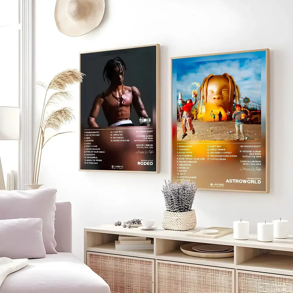 DecorBites™ Travis Scott Album Poster - Waterproof Wall Art