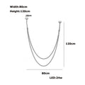 DecorBites™ Trendy Leather Belt LED Chandelier Light for Living Room