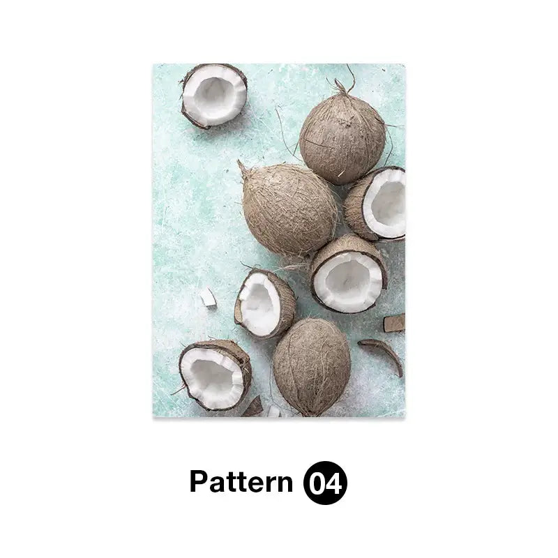 DecorBites™ Tropical Ocean Shell Wall Art for Living Room