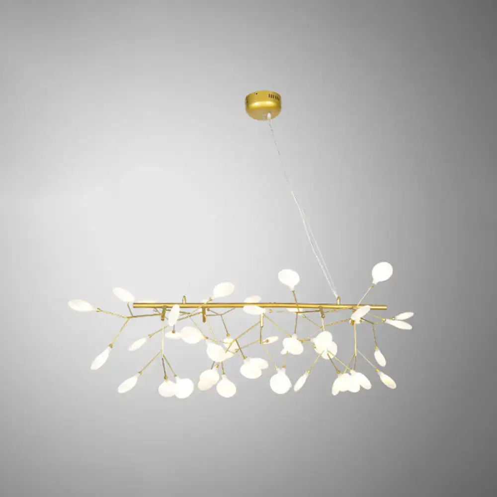 DecorBites™ Ultra-Modern Linear Firefly Pendant Lighting: Acrylic Billiard Light for Living Room