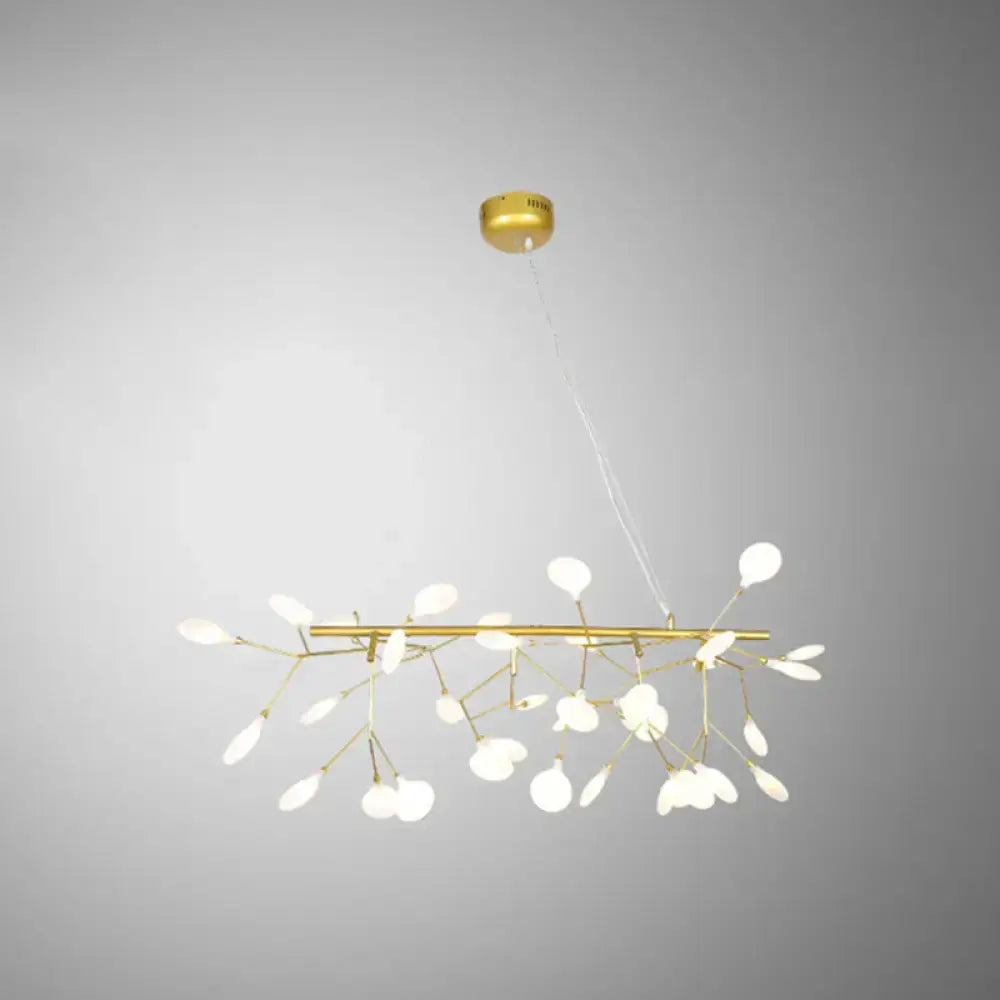 DecorBites™ Ultra-Modern Linear Firefly Pendant Lighting: Acrylic Billiard Light for Living Room