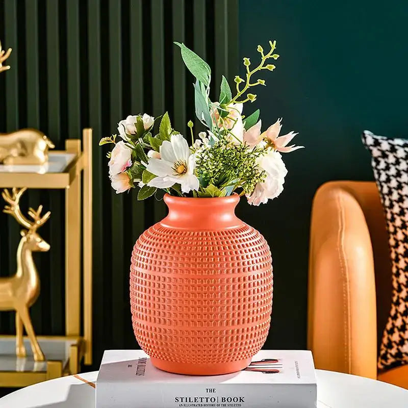 DecorBites™ Unbreakable Modern Floral Vase for Home Decor