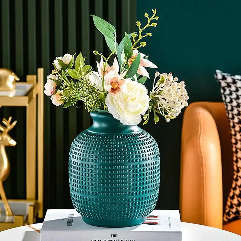 DecorBites™ Unbreakable Modern Floral Vase for Home Decor