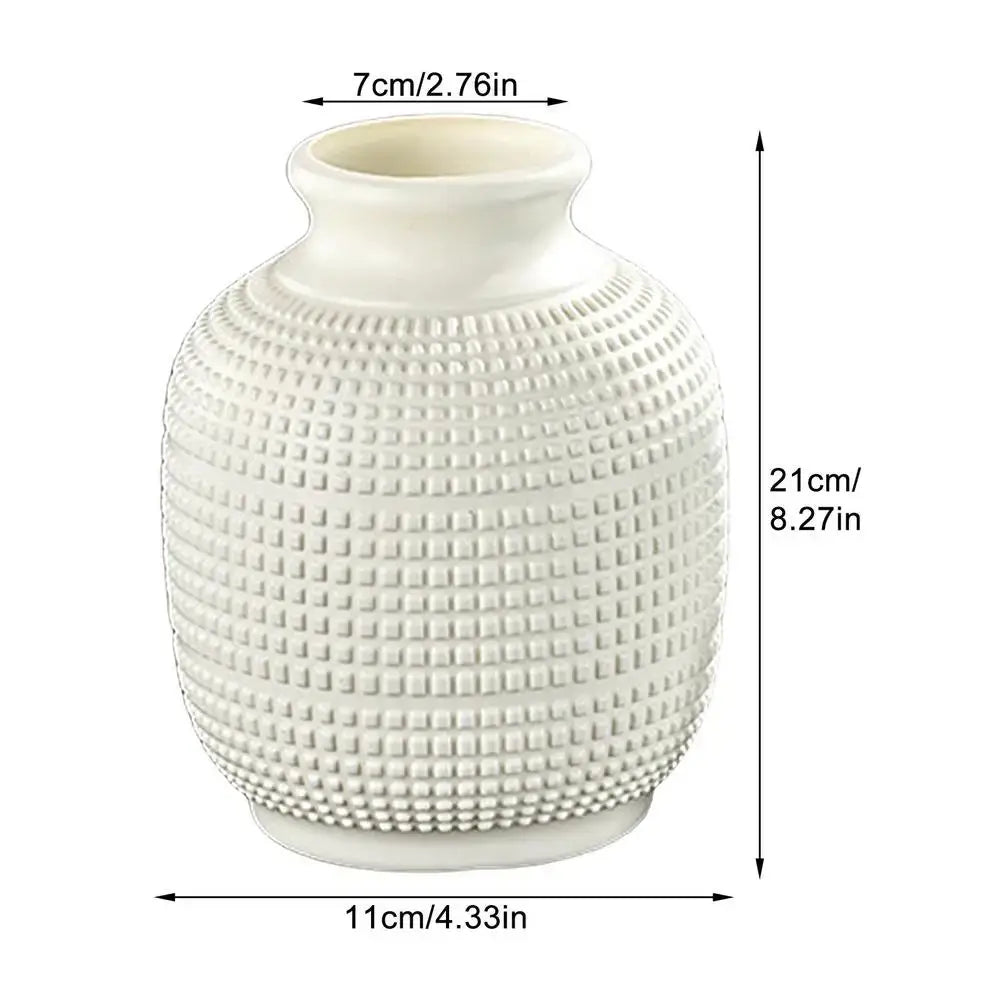 DecorBites™ Unbreakable Modern Floral Vase for Home Decor