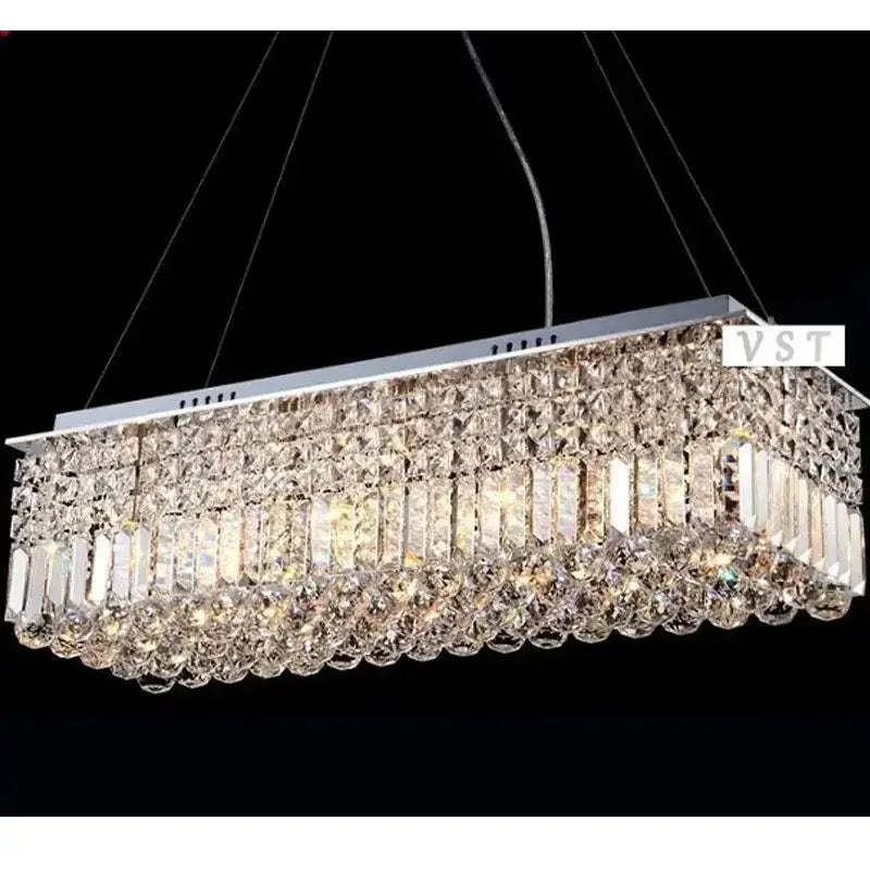 DecorBites™ Upscale Modern Crystal Chandelier for Dining Room