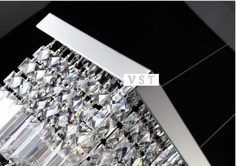 DecorBites™ Upscale Modern Crystal Chandelier for Dining Room