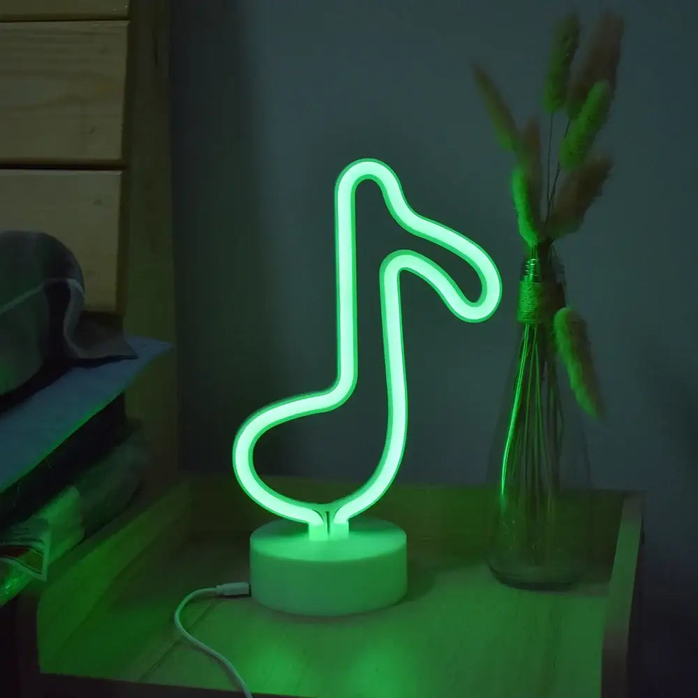 DecorBites™ USB LED Neon Sign Light Holiday Flamingo Night Lamp Xmas Party Wedding Decoration Home Gift cloud Heart Neon Light