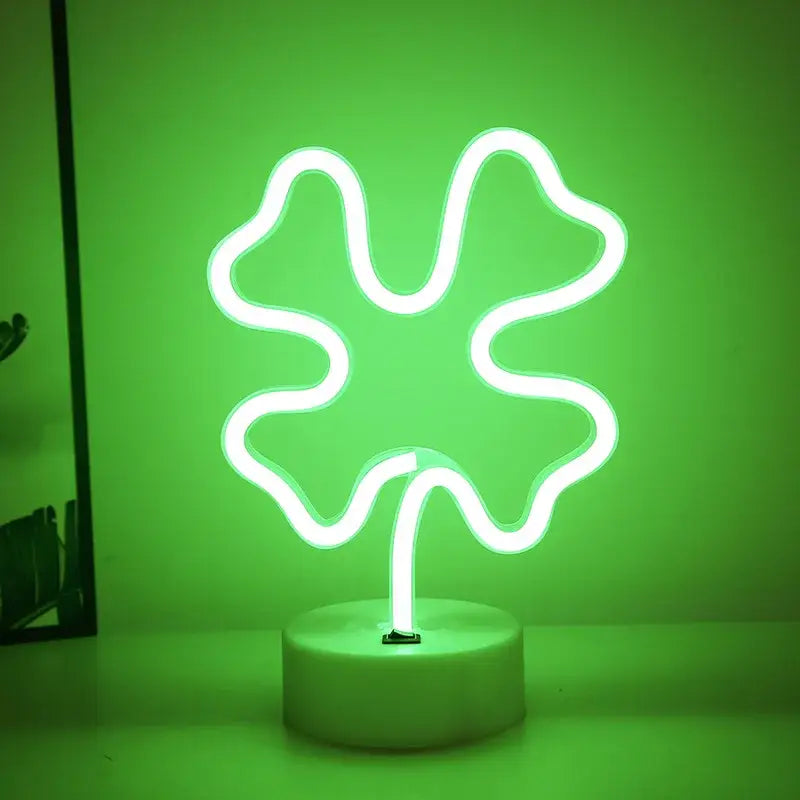 DecorBites™ USB LED Neon Sign Light Holiday Flamingo Night Lamp Xmas Party Wedding Decoration Home Gift cloud Heart Neon Light