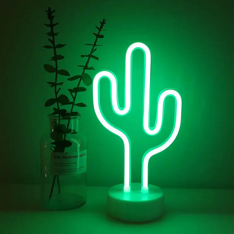 DecorBites™ USB LED Neon Sign Light Holiday Flamingo Night Lamp Xmas Party Wedding Decoration Home Gift cloud Heart Neon Light
