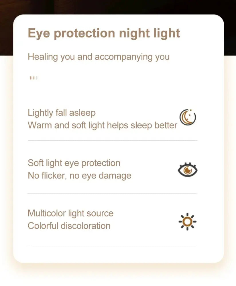DecorBites™ USB Rechargeable Night Light Pear Silicone Night Lights Touch Sensor Bedroom Bedside Cat Lamp With Remote For Kids Baby Gifts