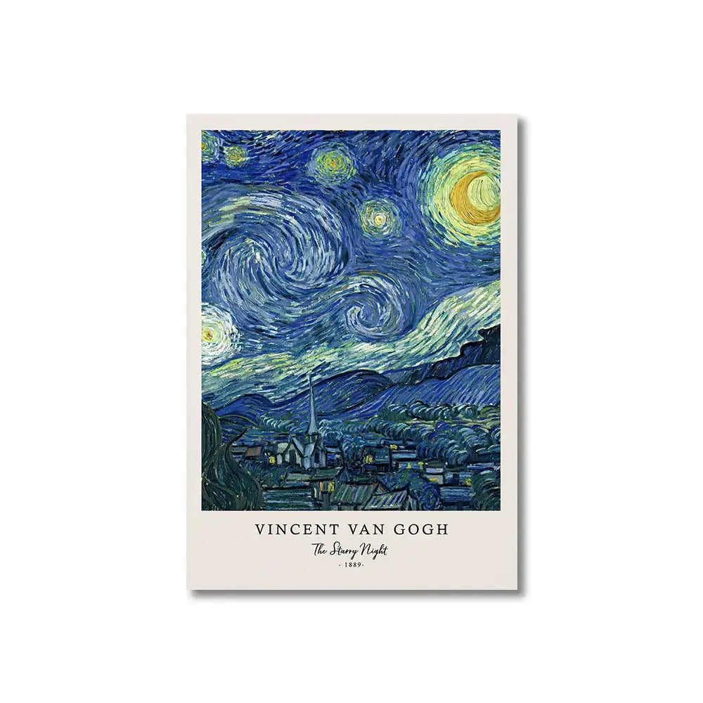 DecorBites™ Vincent Van Gogh Starry Night Canvas Prints