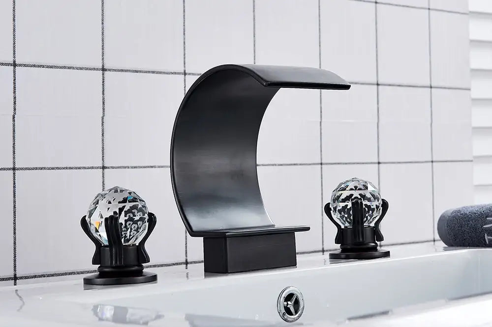 DecorBites™ Waterfall Bathroom Basin Faucet - Hot/Cold Mixer