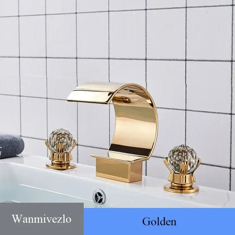 DecorBites™ Waterfall Bathroom Basin Faucet - Hot/Cold Mixer