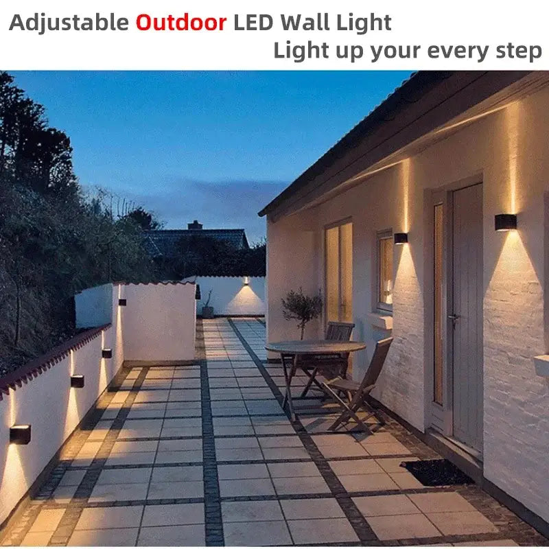 DecorBites™ Waterproof Aluminum LED Wall Lamp - Outdoor & Indoor Lighting