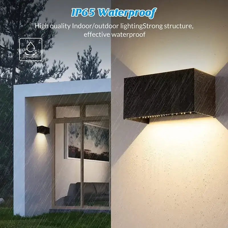 DecorBites™ Waterproof Aluminum LED Wall Lamp - Outdoor & Indoor Lighting