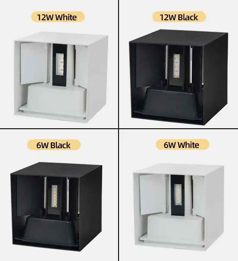DecorBites™ Waterproof Aluminum LED Wall Lamp - Outdoor & Indoor Lighting