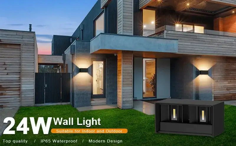 DecorBites™ Waterproof Aluminum LED Wall Lamp - Outdoor & Indoor Lighting