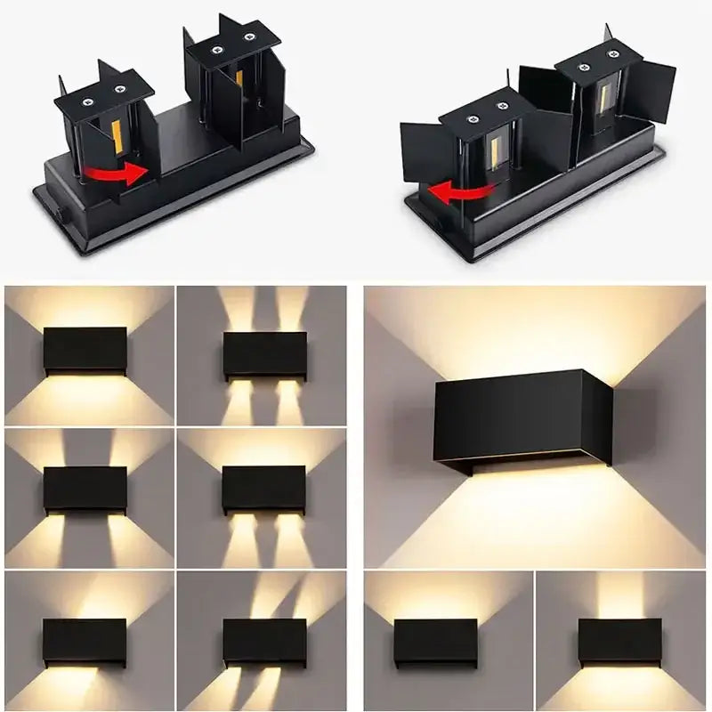 DecorBites™ Waterproof Aluminum LED Wall Lamp - Outdoor & Indoor Lighting