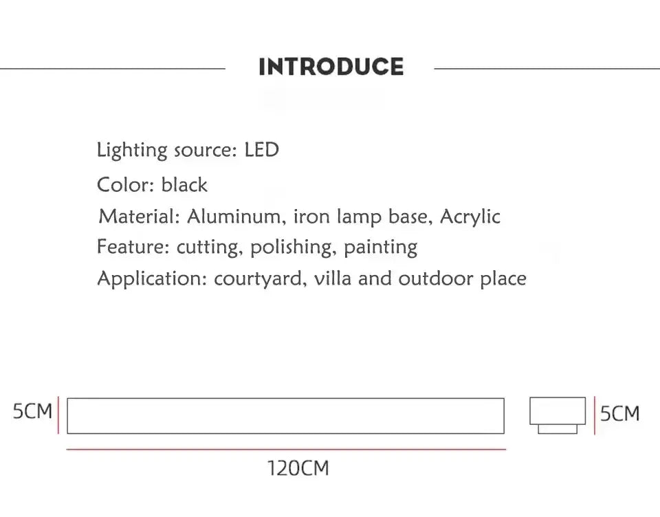 DecorBites™ Waterproof LED Outdoor Wall Light