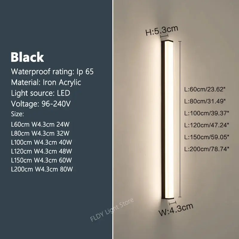 DecorBites™ Waterproof LED Outdoor Wall Light