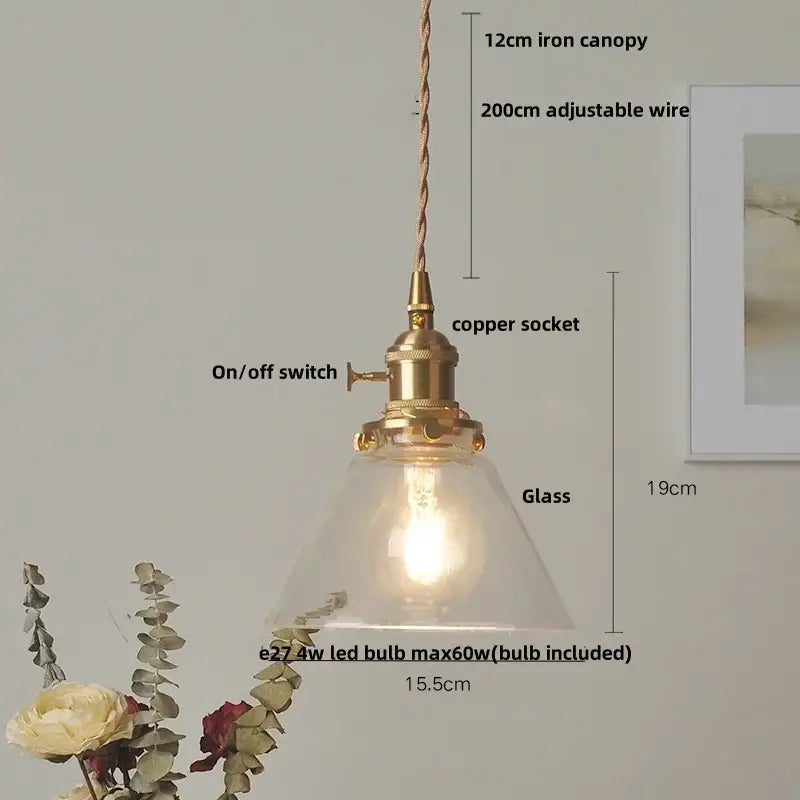 DecorBites™ White Glass LED Pendant Lights with Walnut Wood Details