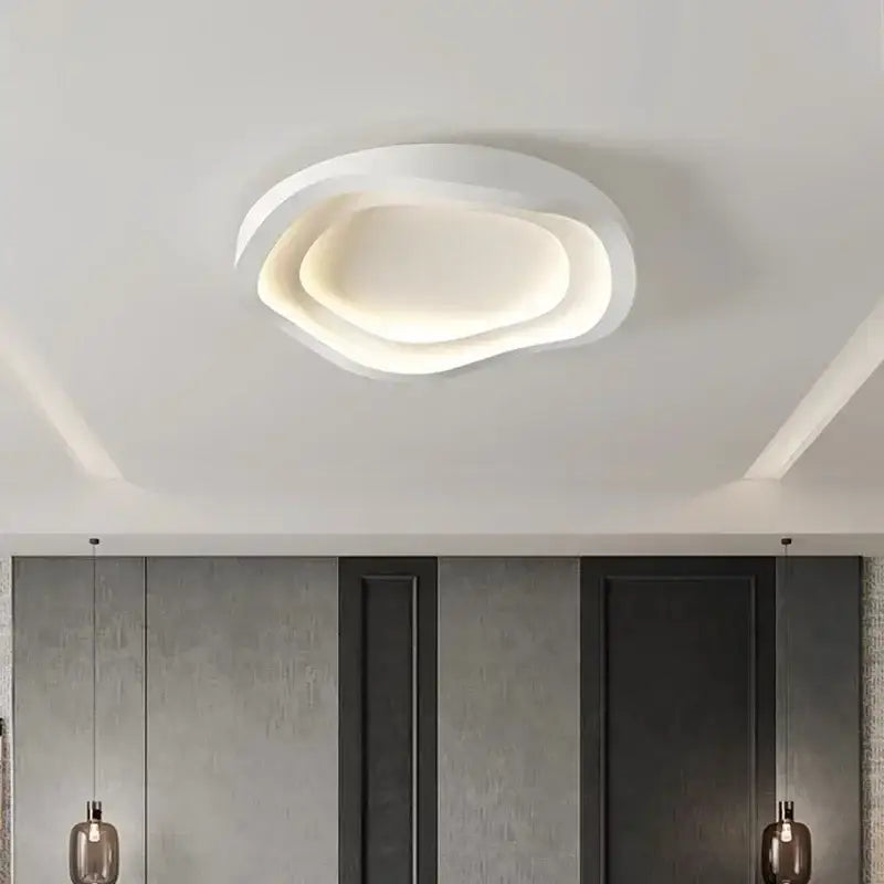 DecorBites™ White LED Ceiling Lamps - Modern Minimalist Home Decor