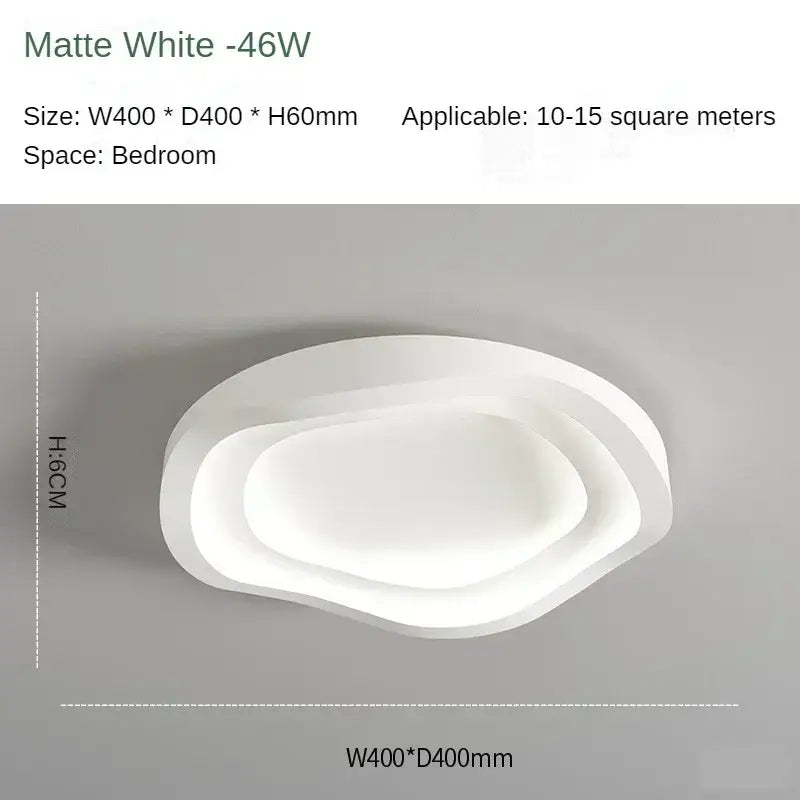 DecorBites™ White LED Ceiling Lamps - Modern Minimalist Home Decor