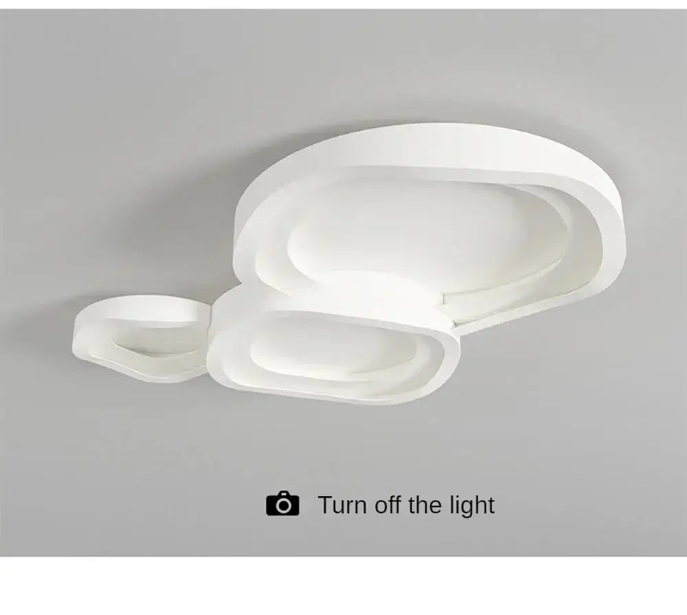 DecorBites™ White LED Ceiling Lamps - Modern Minimalist Home Decor