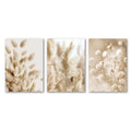 DecorBites™ White Seascape Canvas Set - Beach & Botanical Wall Art