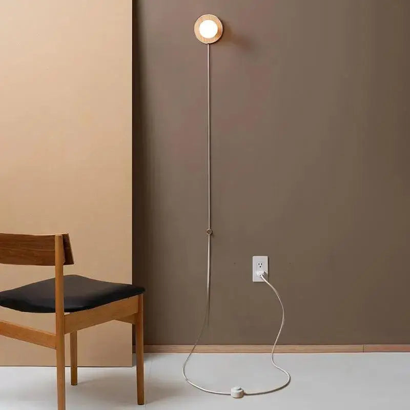 DecorBites™ Wood Plug-In Wall Sconce by BO-HA