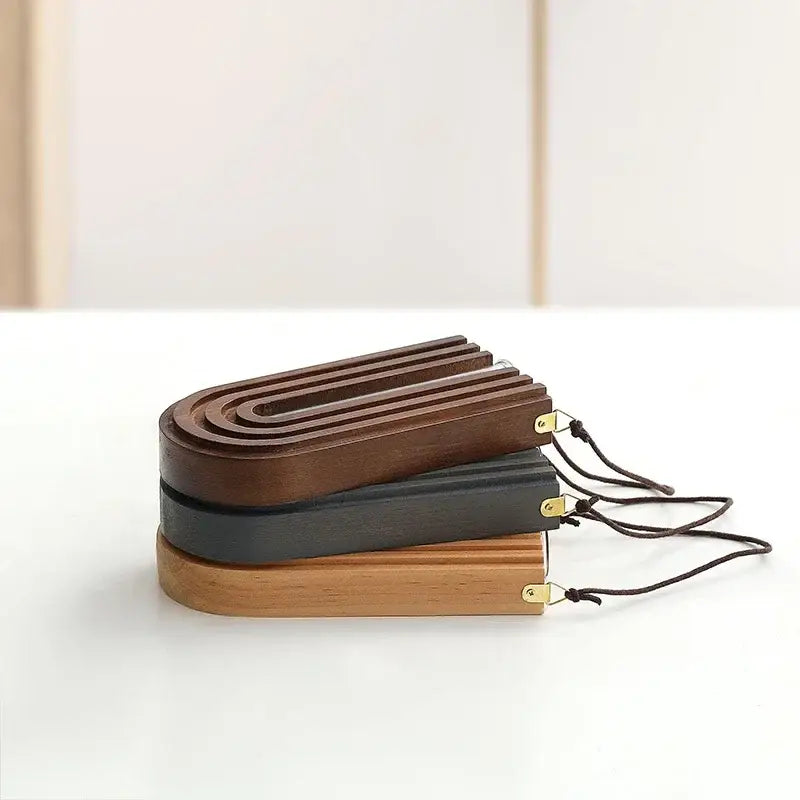DecorBites™ Wooden Flower Vase Wall Mount Holder