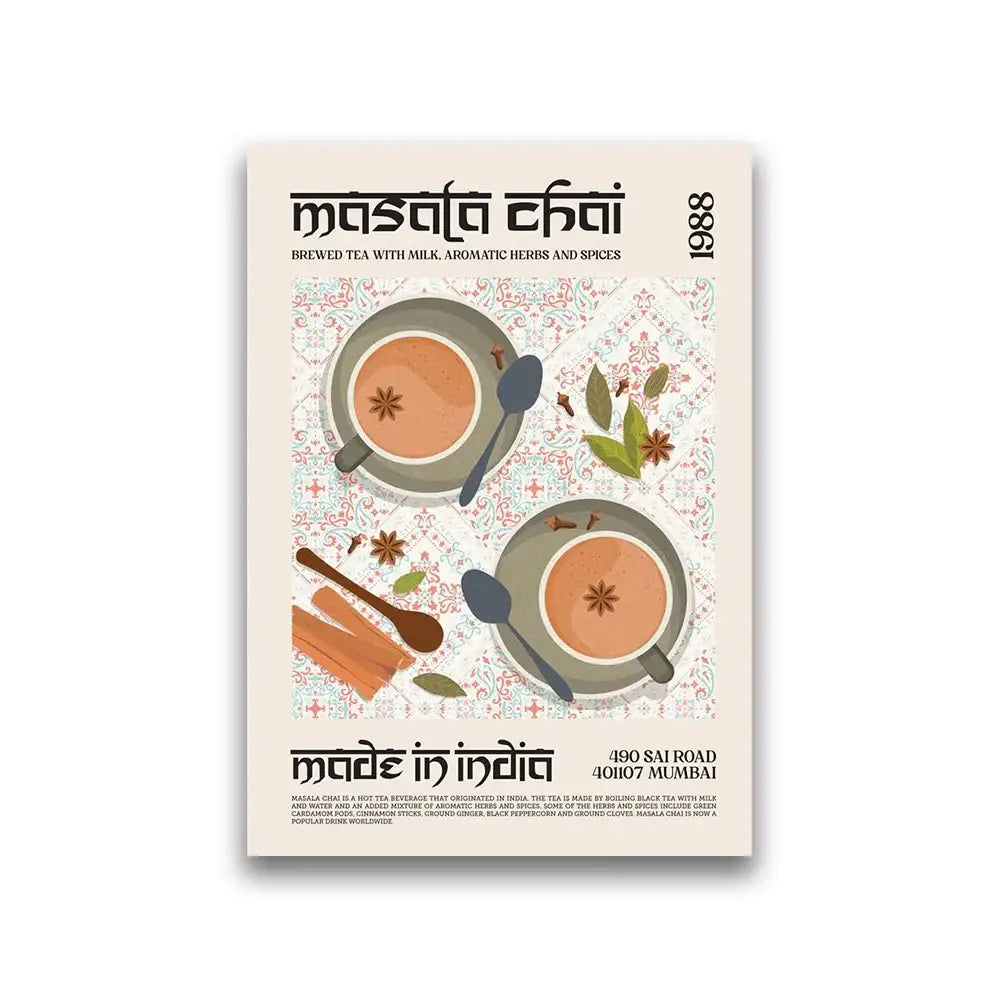 DecorBites™ World Cuisine Canvas Wall Art