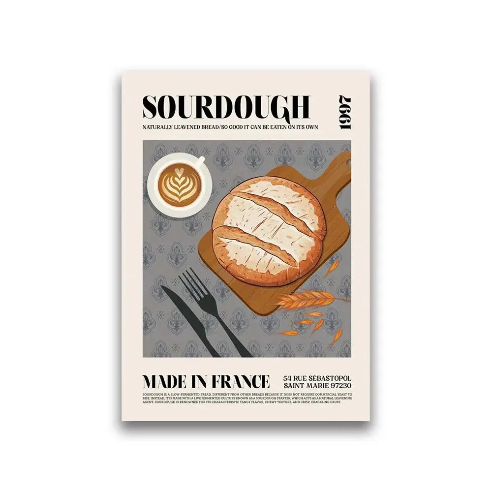 DecorBites™ World Cuisine Canvas Wall Art