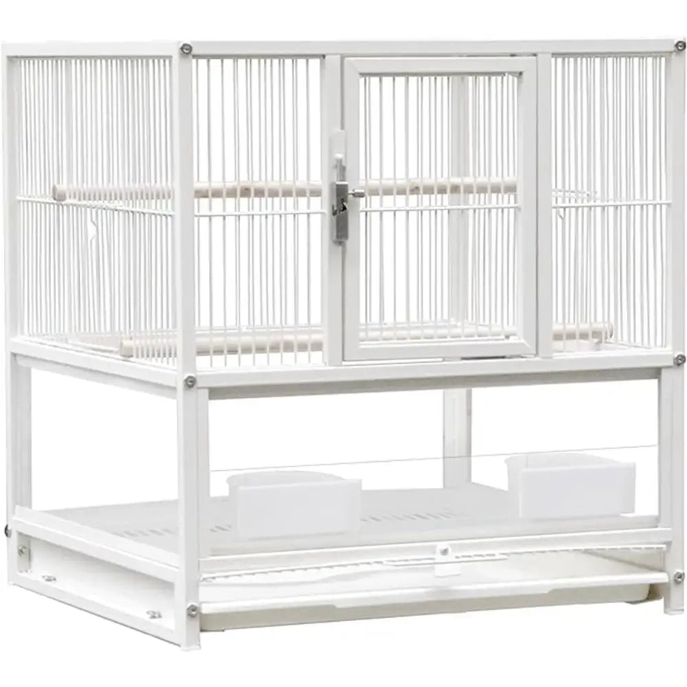 DecorBites™ Wrought Iron Bird Cage for Conures, Lovebirds - 30 Inch
