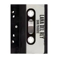Black and silver cassette tape with lana del rey dark paradise label featured in y2k rock style canvas poster decorbites