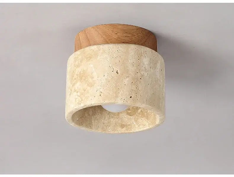 DecorBites™ Yellow Marble Ceiling Light for Home or Commercial Spaces