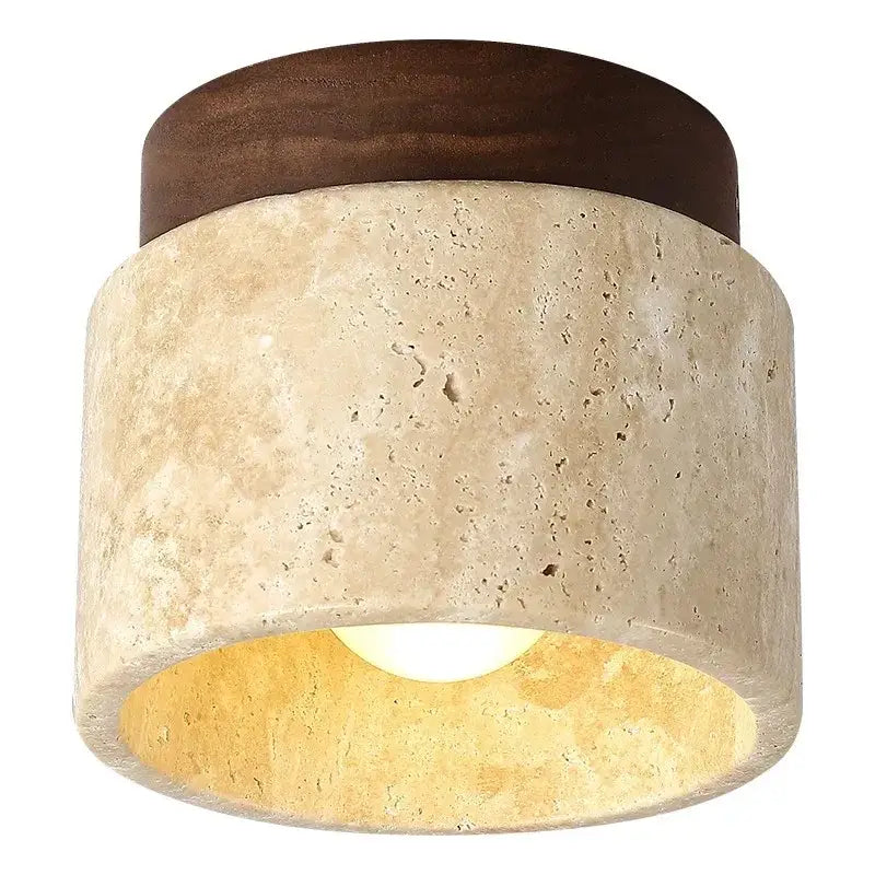DecorBites™ Yellow Marble Ceiling Light for Home or Commercial Spaces