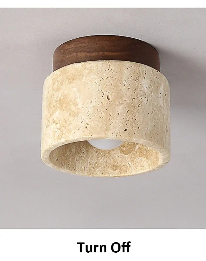 DecorBites™ Yellow Marble Ceiling Light for Home or Commercial Spaces