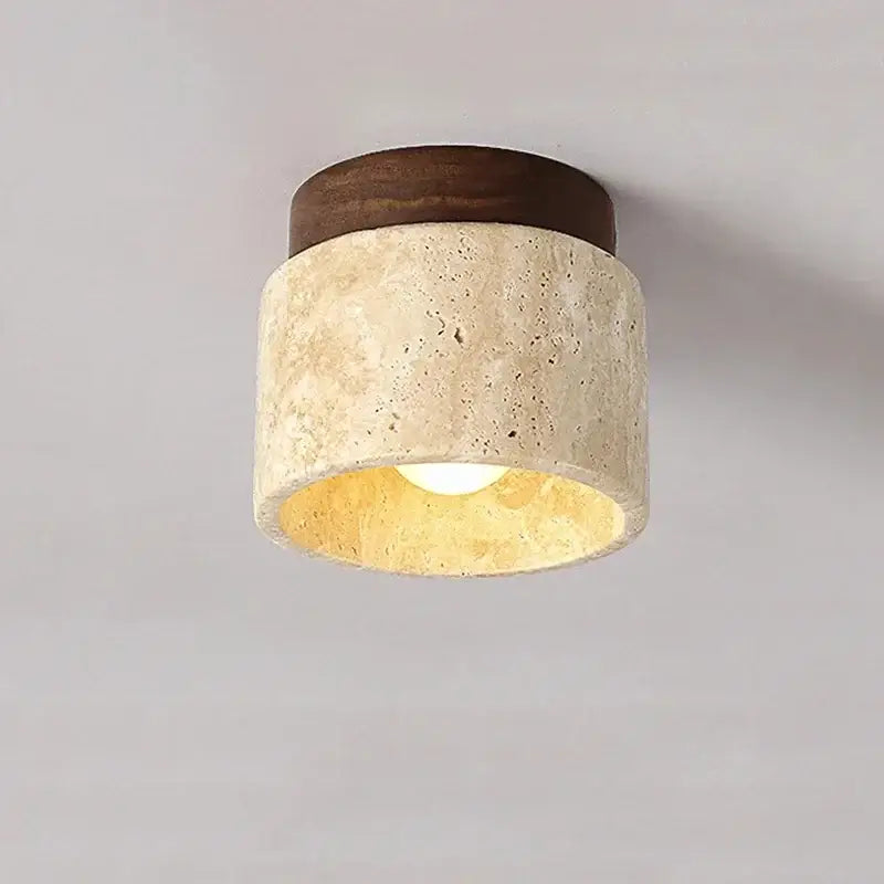 DecorBites™ Yellow Marble Ceiling Light for Home or Commercial Spaces